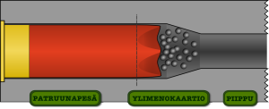 Haulikon pesän rakenne