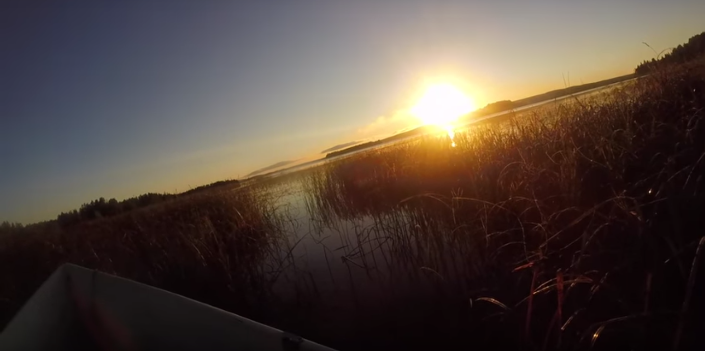 Auringonnousu Päijänteellä