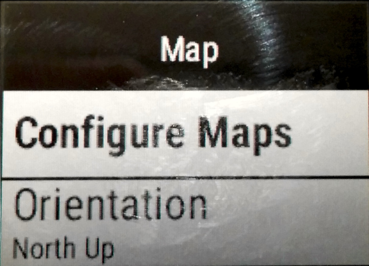 .. sieltä sitten Configure Maps