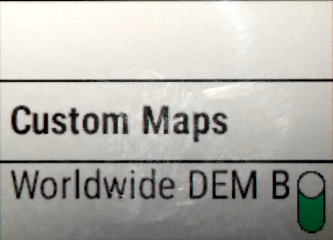 Settings / Map / Configure Maps alta löytyy Custom Maps jossa lymyävät räätälöidyt maastokartat