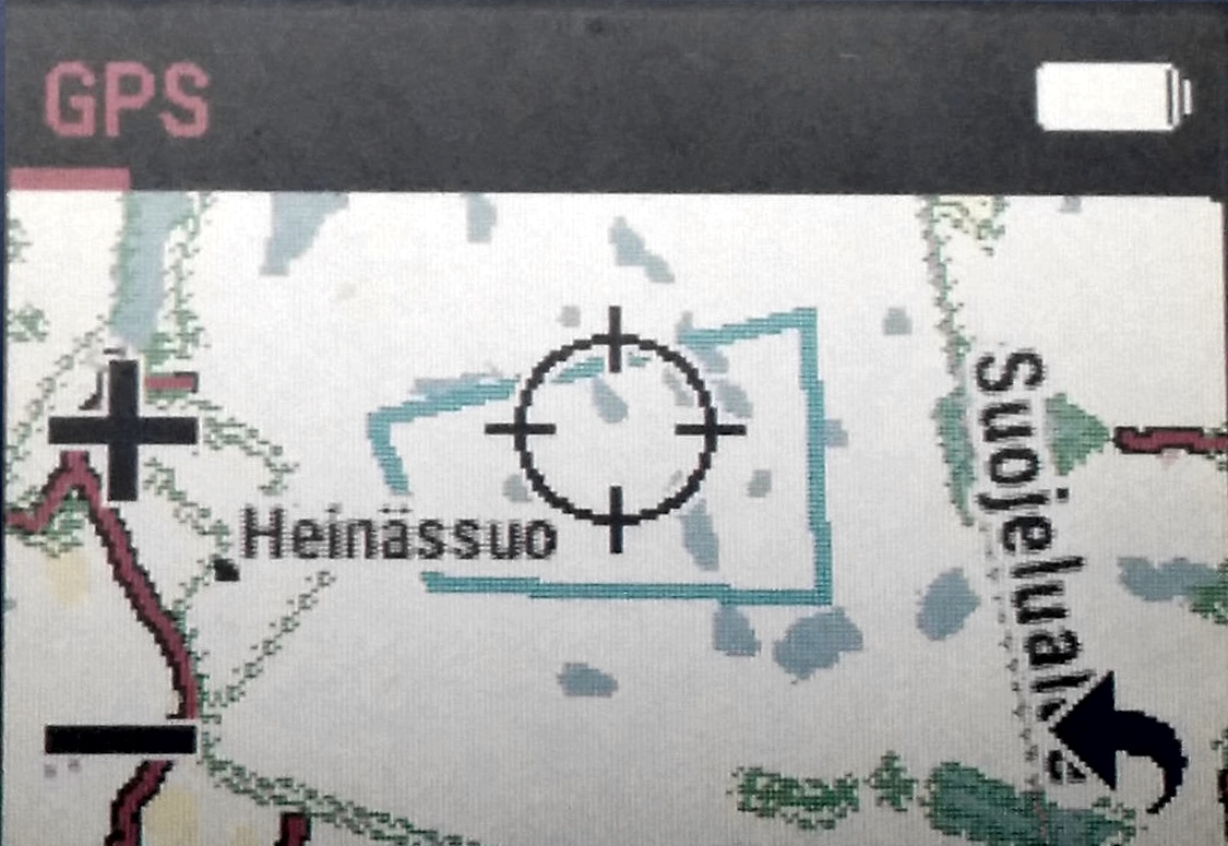 Valmiit aluerajat näkyvät nätisti