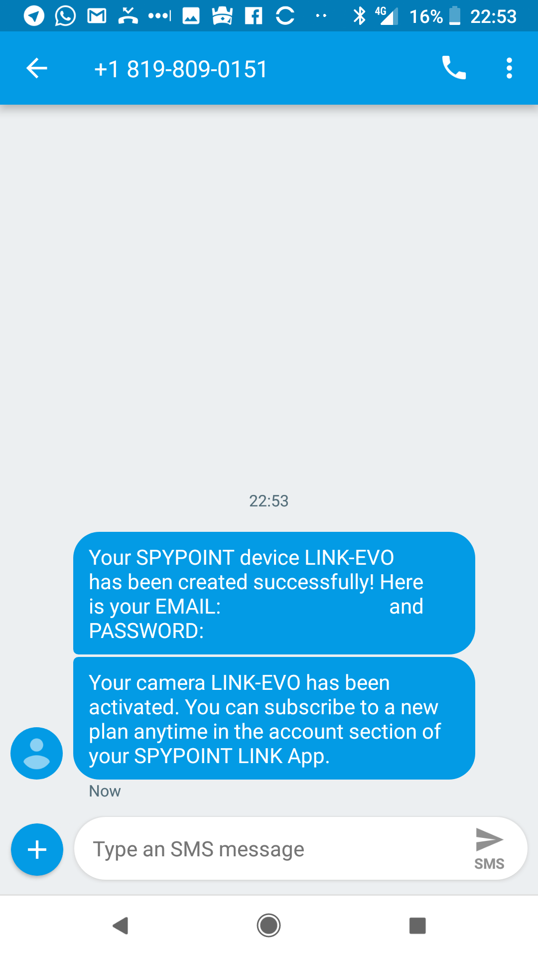 Onnistuneesta rekisteröinnistä tulee tekstiviesti