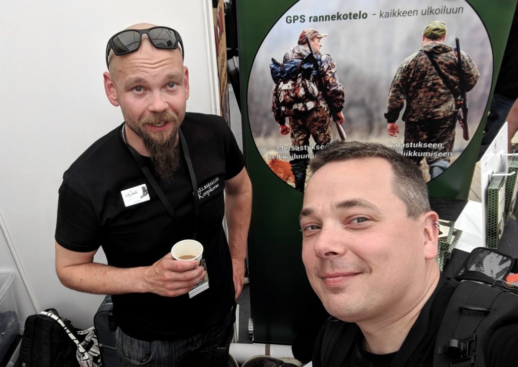 Pakollinen julkkisselfie Korpi Makasiinin Jeren kanssa