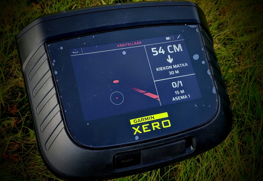 Garmin Xero S1 osumanäyttö: toinen hutilaukaus