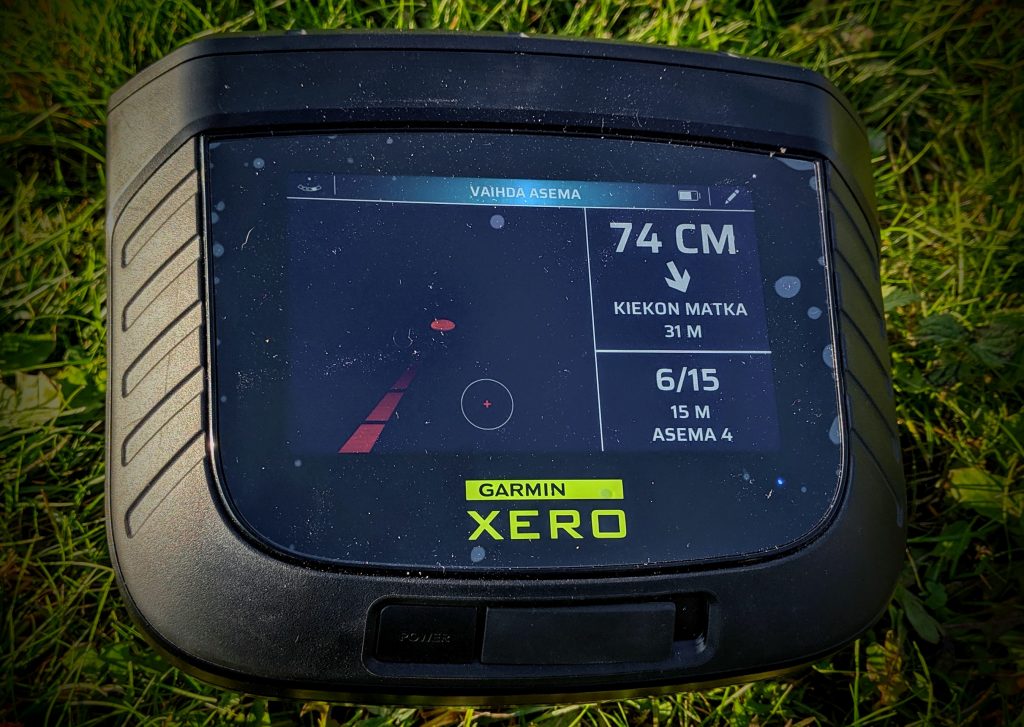 Garmin Xero S1 osumanäyttö: hutilaukaus