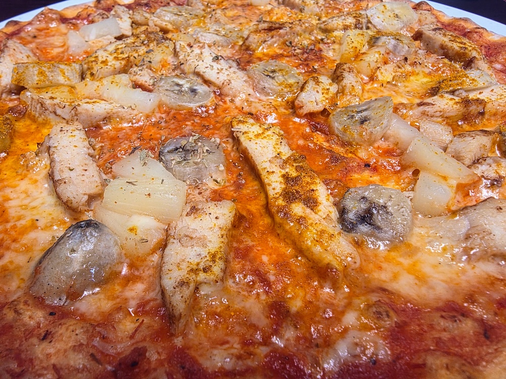 Kuva banaanipizzasta